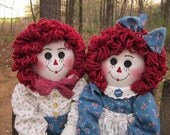 Raggedy Ann and Andy dolls