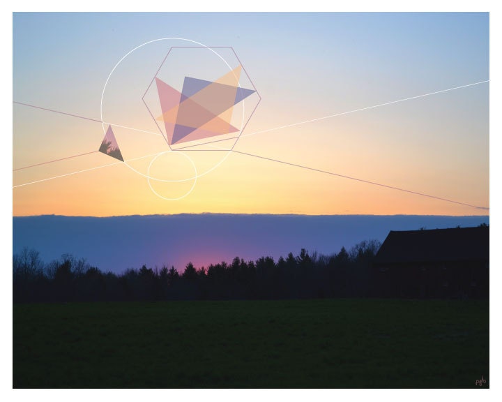 Nature Photography, Sunset Photography, sunset geometric shapes, Sunset Geometry, pastel colors photography