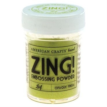 Leaf Green Opaque Finish Zing Embossing Powder American Crafts