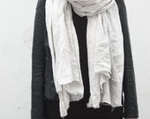 Light grey scarf