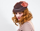 SALE / vintage 1930s hat / slouch hat / Bedell