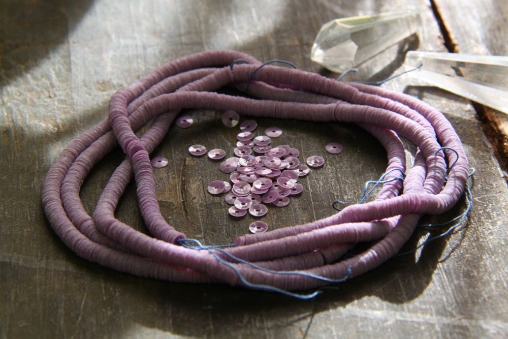 Passionate for Purple : Opaque Purple Vintage Faceted Celluloid Sequins / Belgium / 4mm / Craft Supplies, Jewelry Making, Nostalgic Fashion
