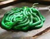 Spring Green: Vintage Green Faceted Sequins 6mm / Vintage Jewelry or Craft Supplies / Earthy Girl Sparkle