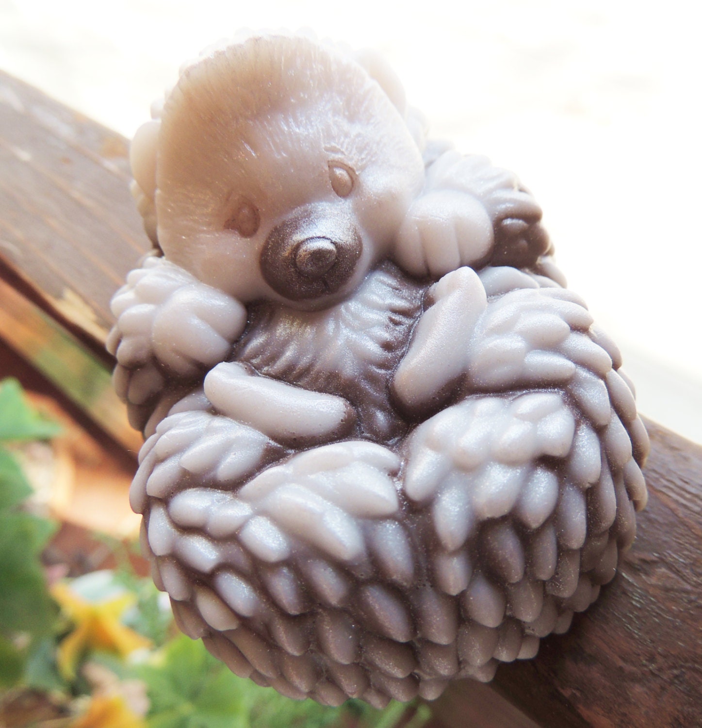 NEW HEDGEHOG SOAP, Welcome Harold Hedgehog, Scented in Sweet Sage and Lemongrass, Vegtable Based, Handmade