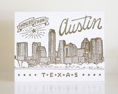 Austin Letterpress Postcard