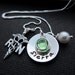 RN/ LPN Nurse Necklace, Registered Nurse Jewelry Necklaces, Hand Stamped Gift w/ Necklace in Sterling Silver, RN Charm Birthstone, Pearl