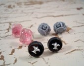 Fleur De Lis Post Earrings Set - Paris - Split Personality Designs