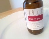 Fireman Witch Hazel Aftershave For Him Men's Shaving Refreshing Menthol 2oz glass bottle