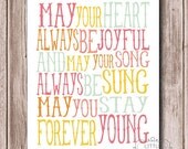 Forever Young Print- Girl
