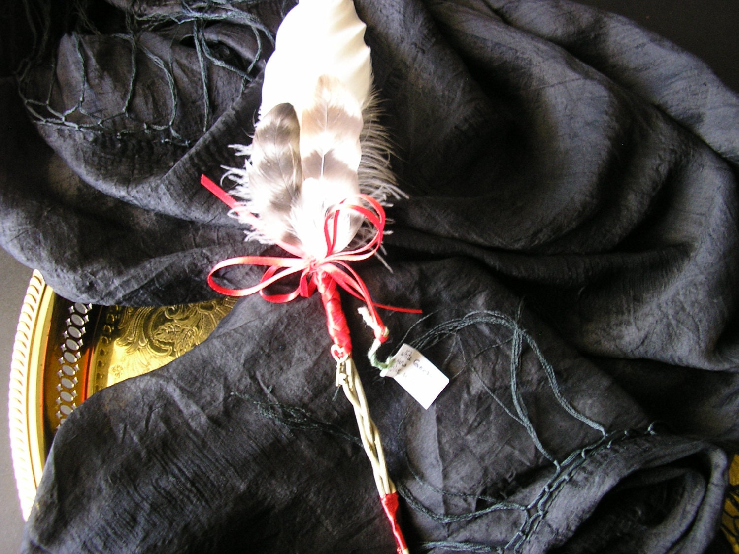 Feather Broom for smudging