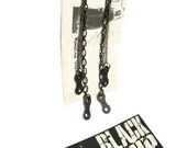 Bike Chain Link Earrings Silver