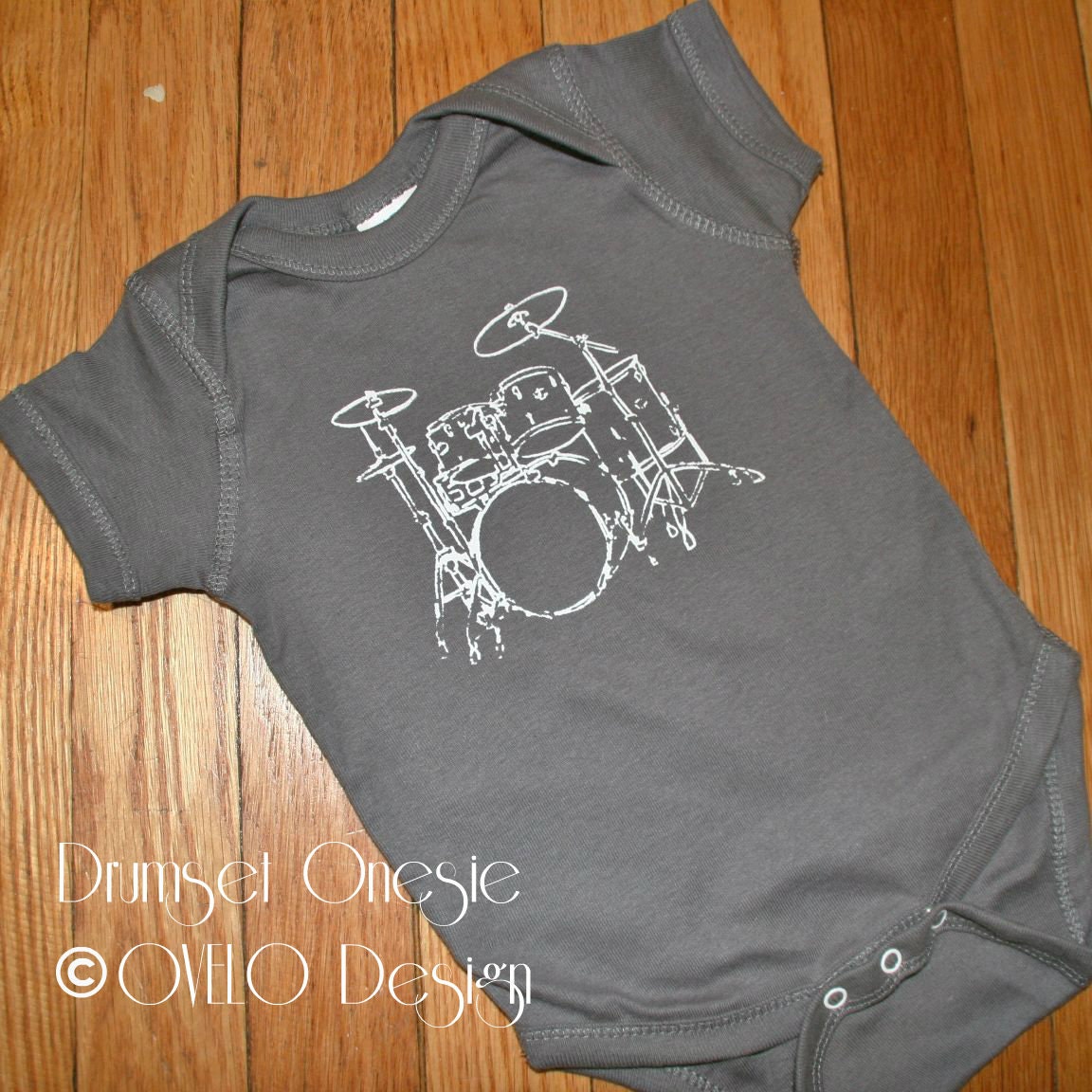 Rock Star Drumset Pictured in Charcoal