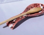 Large Kitchen Spoon Rest Hand Painted Ceramic (choice of colors)