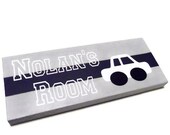 Car Room Decor - Custom Name Sign - Children