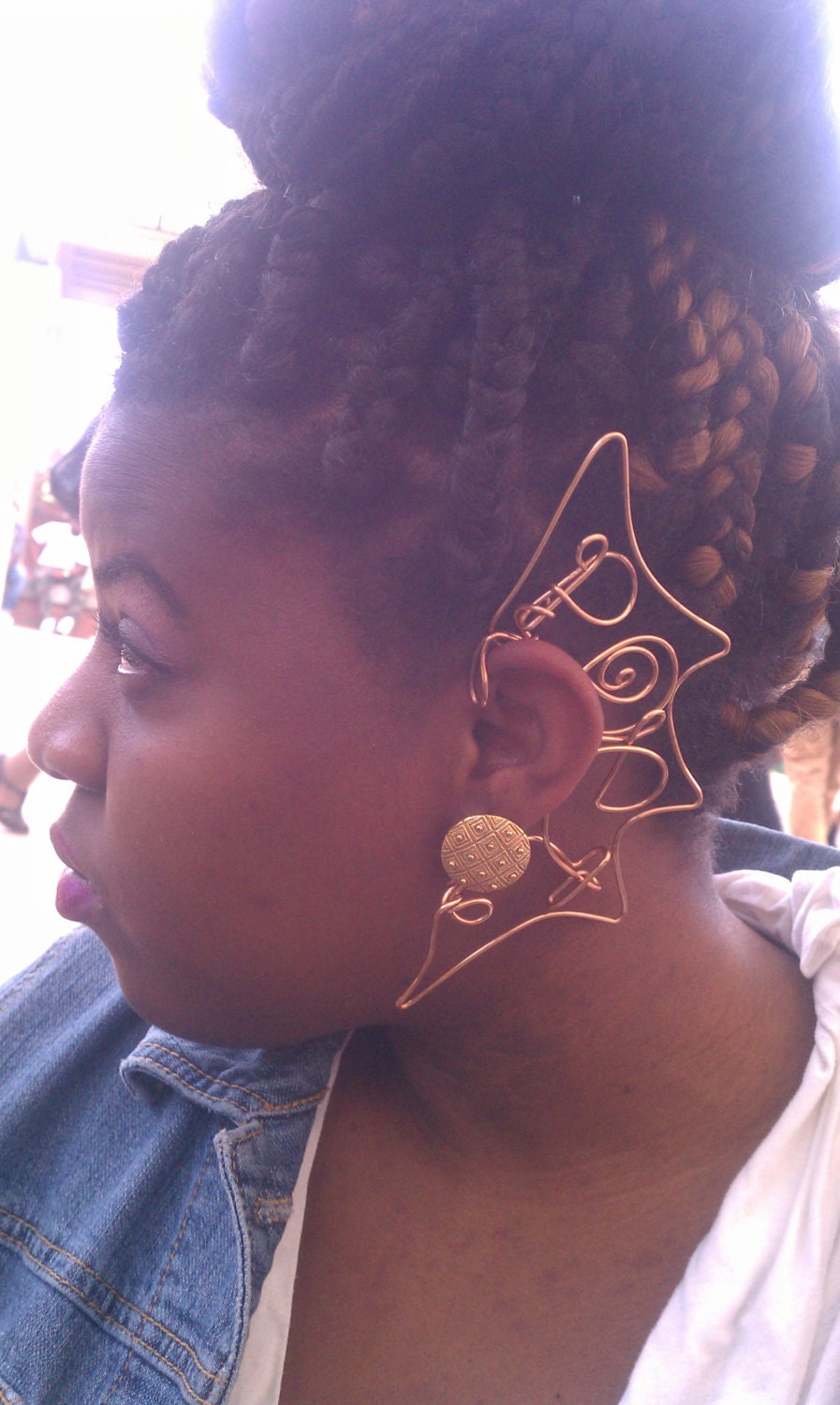 Poet / Personalized Word Ear Cuff