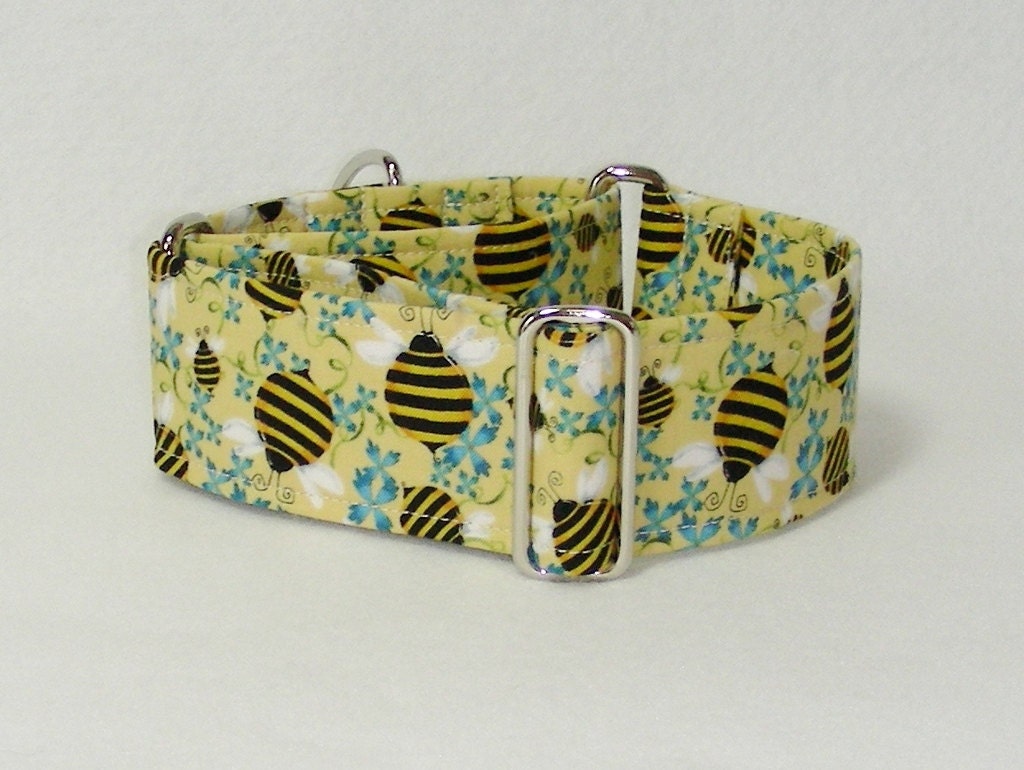 Bees, 2 Inch Martingale, Greyhound Collar