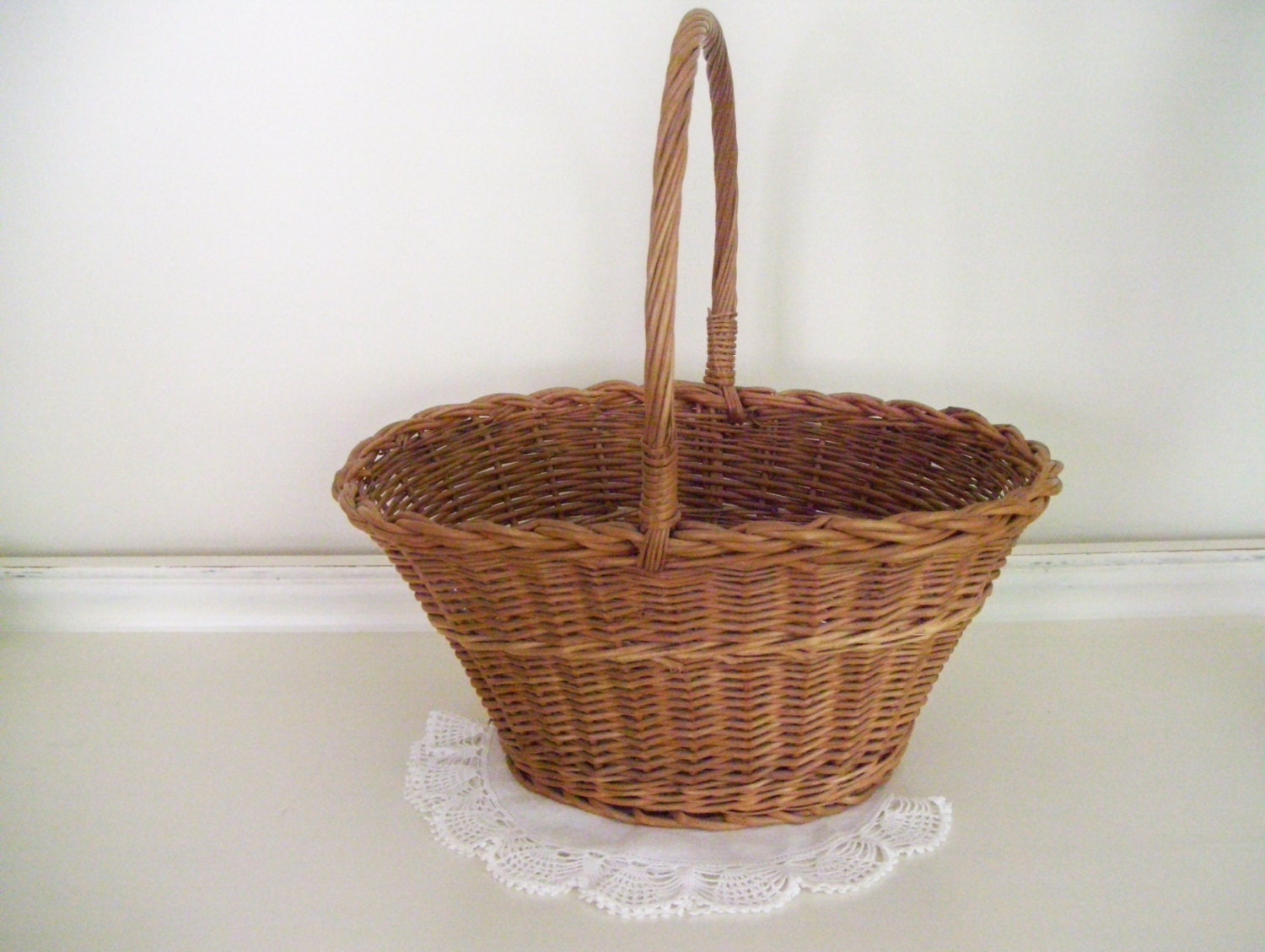 Woven Wicker Basket Poland