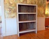 Bookcase Bookshelf Reclaimed Barn Wood Rustic Handmade Shelf Large