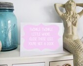 Not so Nice card set, Twinkle Twinkle