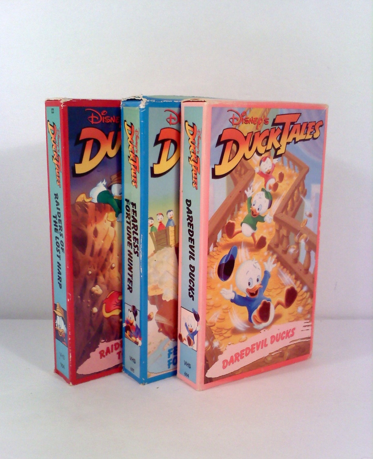 Disney's Ducktales VHS Tapes, Set of 3