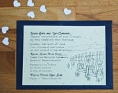 Plantable Seed Paper Wedding Invitation Set,Cape Cod Beach Chairs Design - Set of 25