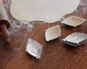 Set of 6, Vintage French Cake Tart Mold, Diamond-Shaped Baking Molds
