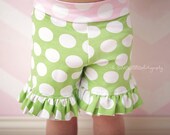 Lu Lu Ruffle Shorts in Custom Sizes 12m-6yrs