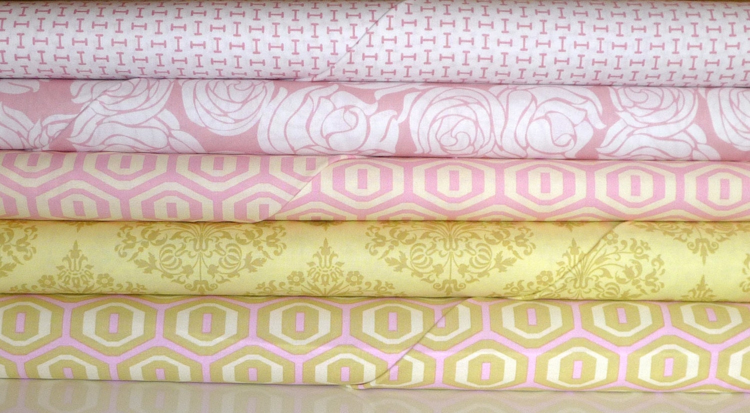 Half Yard Each, "Linen and Ivory" Bundle, 2.5 yards total, Amy Butler, Annette Tatum, Quilting Cotton