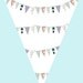 French Script Bunting Cut and Sew Banner, printed on Kona Cotton