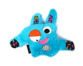 Large Durable Plush Dog Toy with Secret Heart Fortune & Squeaker - Richard D. Gas by Fugly Friends