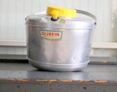 Vintage Insulated Columbian Cooler Thermos 1950s Photo Prop or Display Still Functional