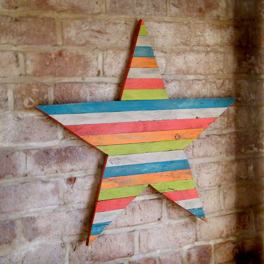 Barn Star Wood Wall Art Pallet Star Large Wooden Barnstar Wall Decor