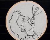 Frosty Boys Series: Cherry Licker Embroidered Wall Art