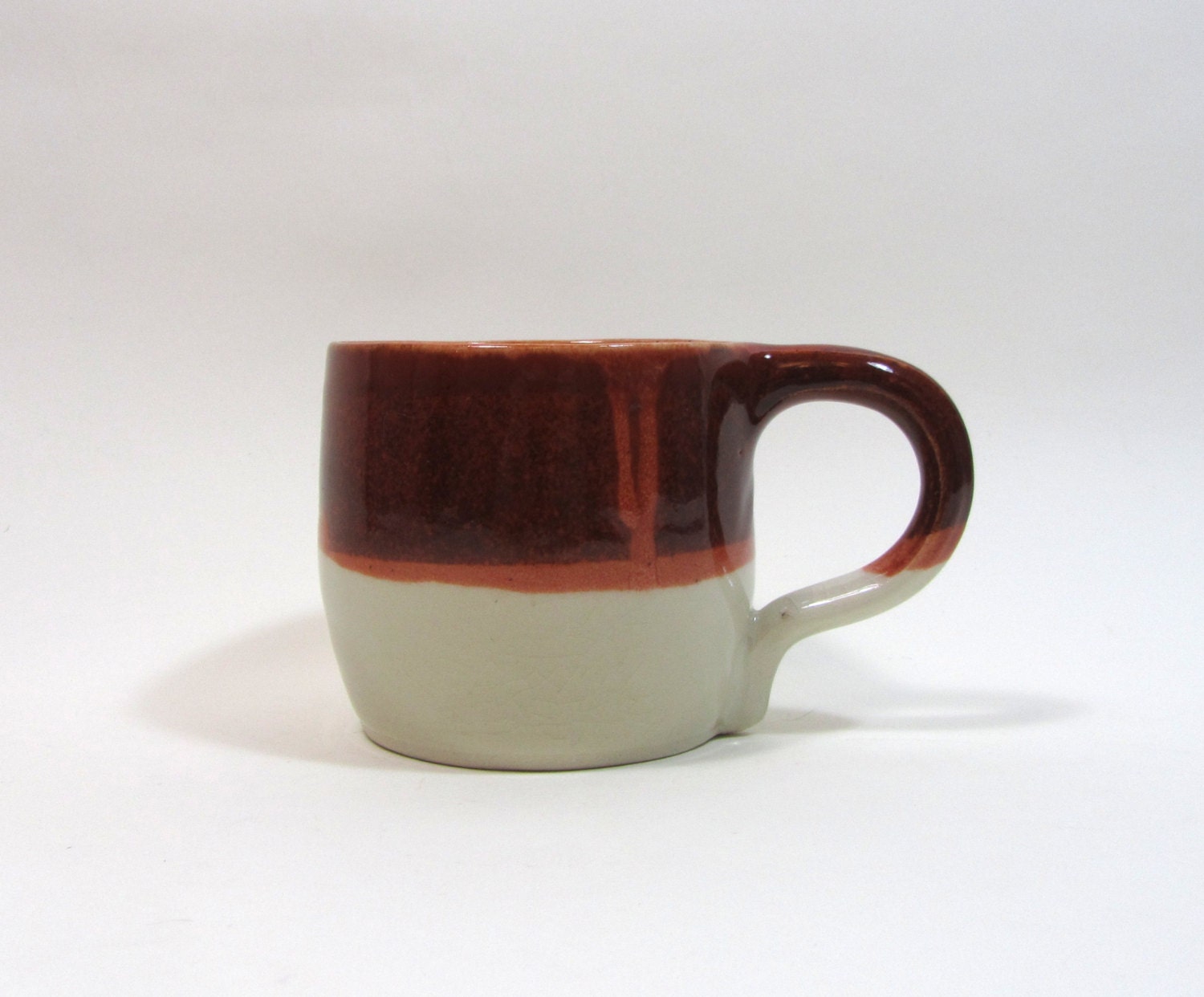 Red and White Half-Half Mug