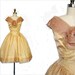 1950's dress / 50's party dress / Enchanted Evening