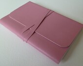 Leather Bound Notebook/Journal Delightful Rose Pink.