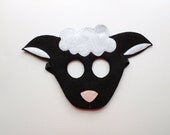 Sheep Mask (black) -CHILD