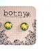 Green Olive and Yellow Ochre NDSU BIson Brook Earrings
