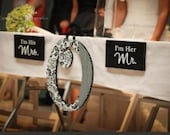 Mr. & Mrs. Wedding Chair Hangers Set of 2