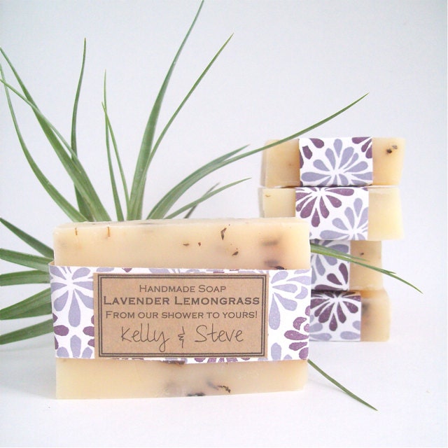Custom Wedding or Bridal Showers Favor Handmade Soap (10) / barn wedding favor / custom soap gift Weddings Decor Favor