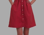 READY TO SHIP Rockabilly gal vintage style polka dot dress