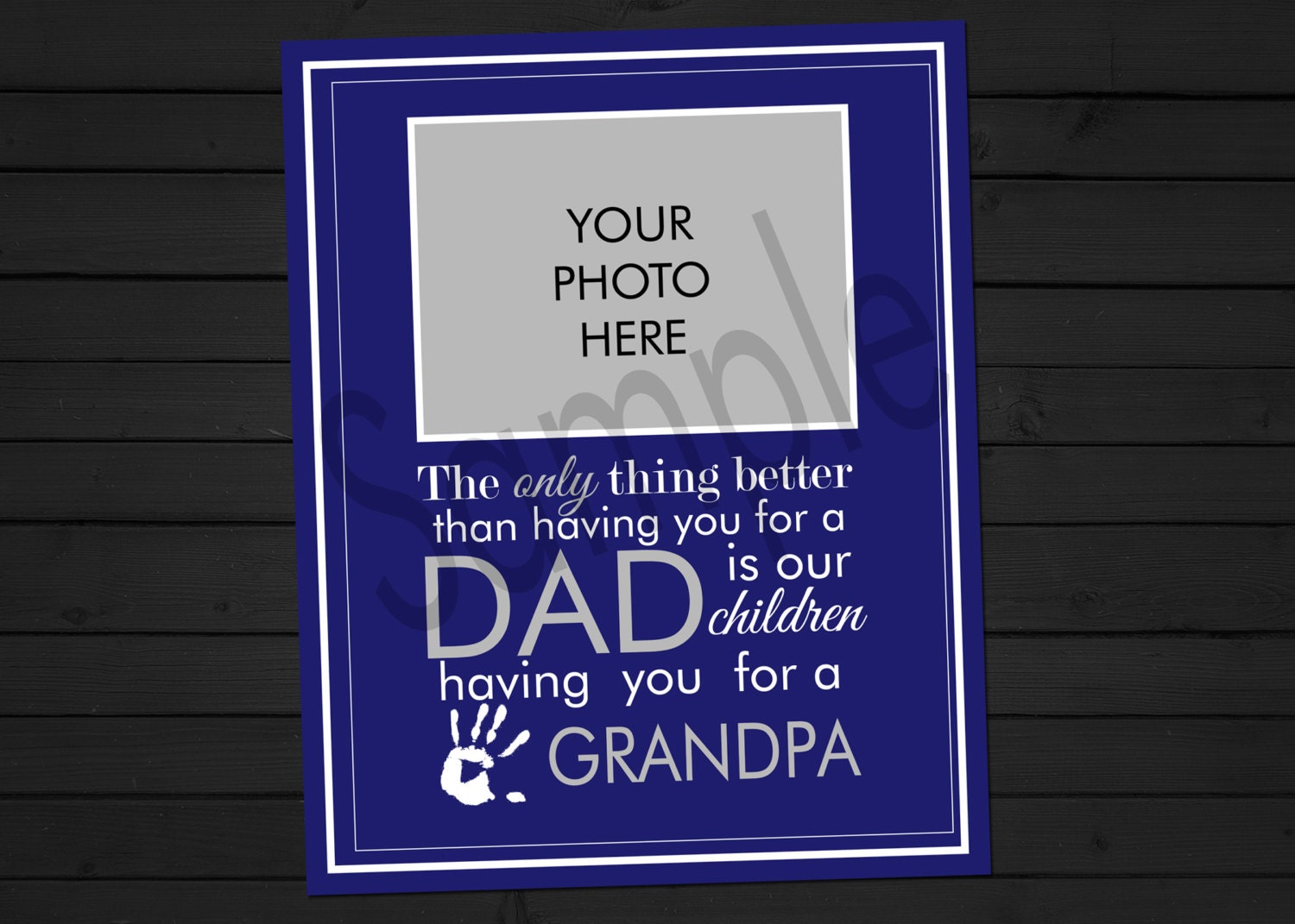 DIY Grandpa/Grandfather Custom Father's Day Gift Printable Il_170x135
