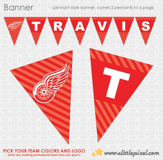 Any Sport Team Party Banner - Personalized Printable Il_170x135