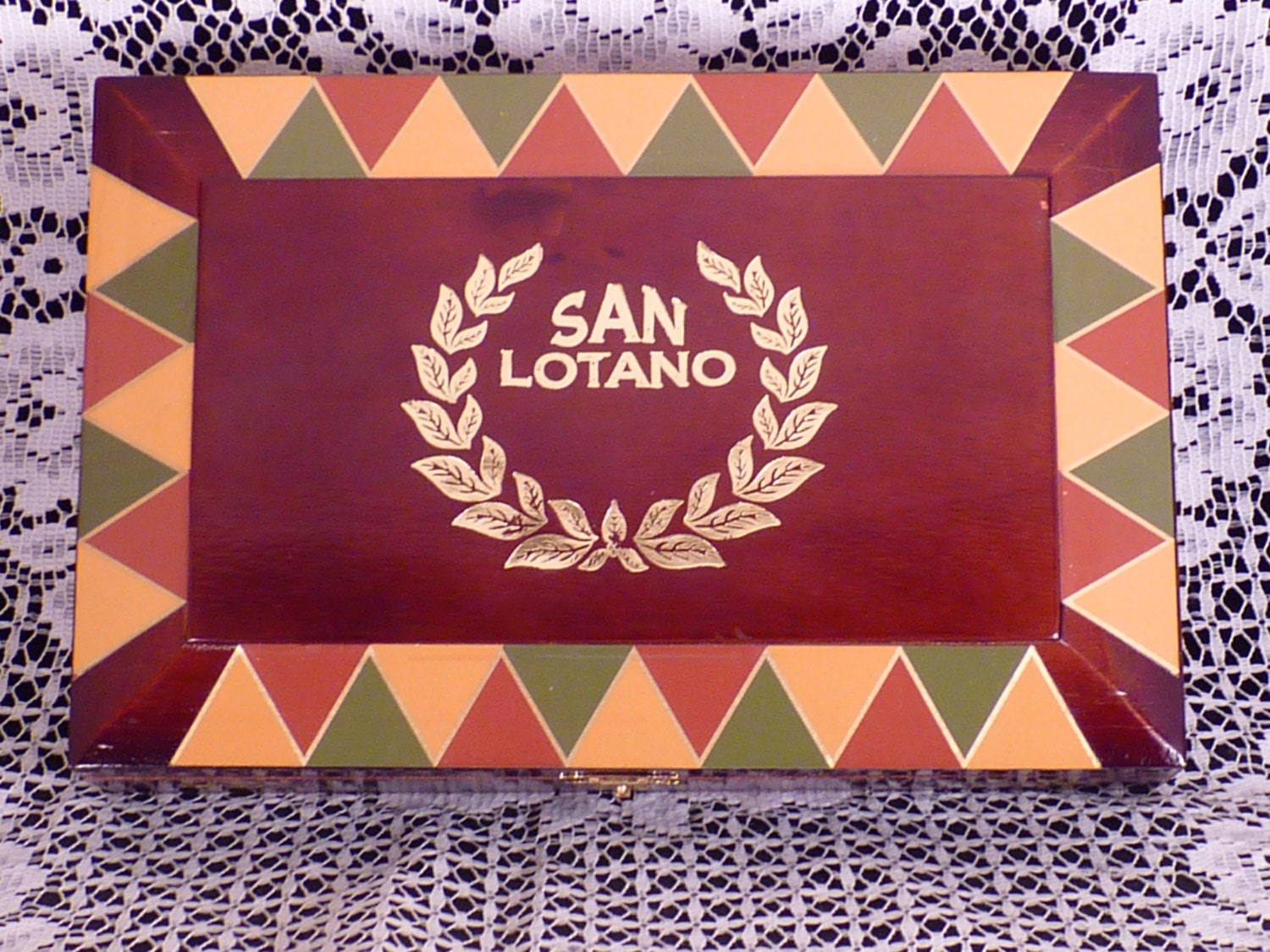 Cigar Box Mens Valet San Lotano Requiem