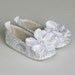 Wedding, Special Occasion, Toddler & Baby Shoes - Flower Girl - Couture Gold Brocade, Magnolia Flower Ballet Slipper - Baby Souls