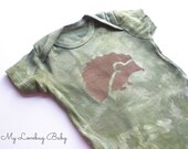 Hedgehog Onesie - Hand Dyed & Painted