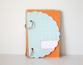 Spring Fever Mini Album Kit No. 4 - Walk in the Park - Turquoise / Orange