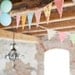Spring Bright Fabric Banners, Wedding Bunting, Garland, Floral,Shabby Chic- 3 yards (2nd version)