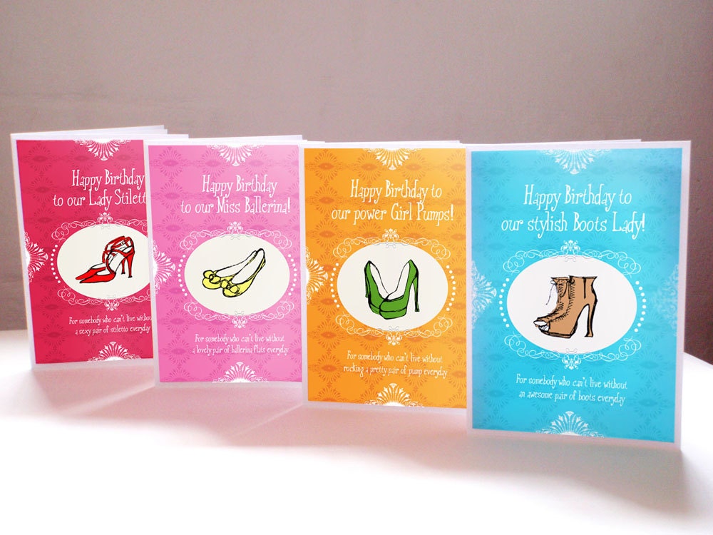 Buy gift tags and printable cards - Birthday Card and Gift Tags PDF Printable - Birthday Card  for Boots Lovers