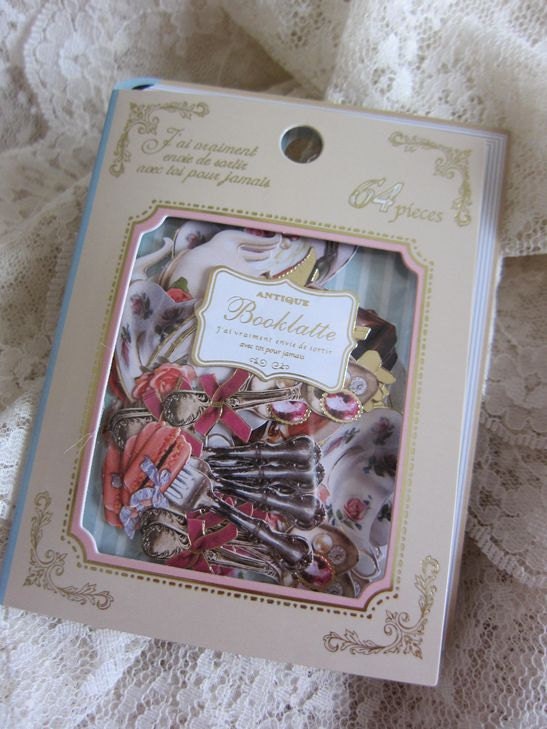 NEW 64 small sticker flakes Afternoon tea